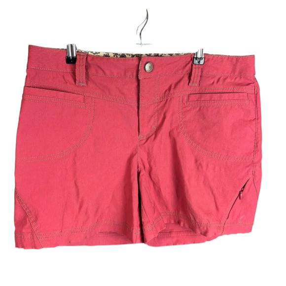 Athleta Red Casual Shorts Vibrant Summer Essential - Picture 1 of 5